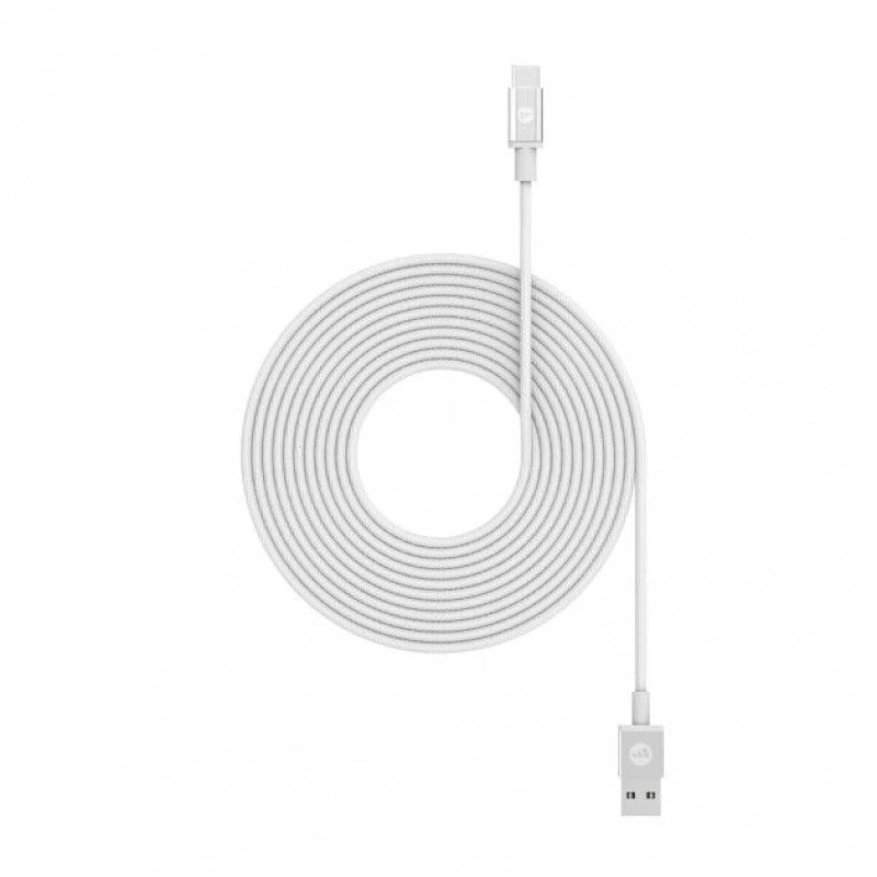 Mophie Charging Cable Καλώδιο φόρτισης USB-C 3 μέτρα λευκό 409903207 Λευκό