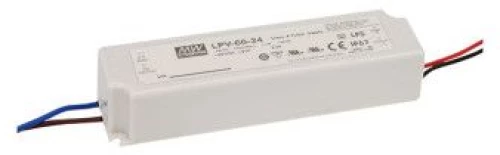 Τροφοδοτικό 35W 24Vdc Λευκό ΙΡ67 Mean Well LPV-35-24400034 Cubalux 400034 Λευκό