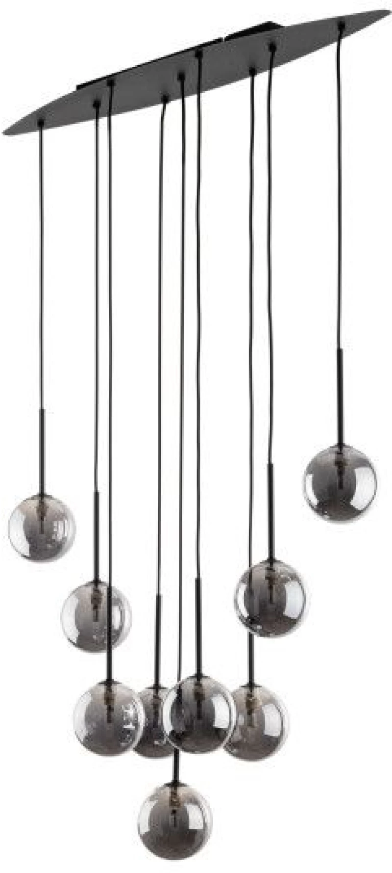Κρεμαστό Φωτιστικό Οροφής 9xG9 6W IP20 Estera TK Lighting 6148 Μαύρο