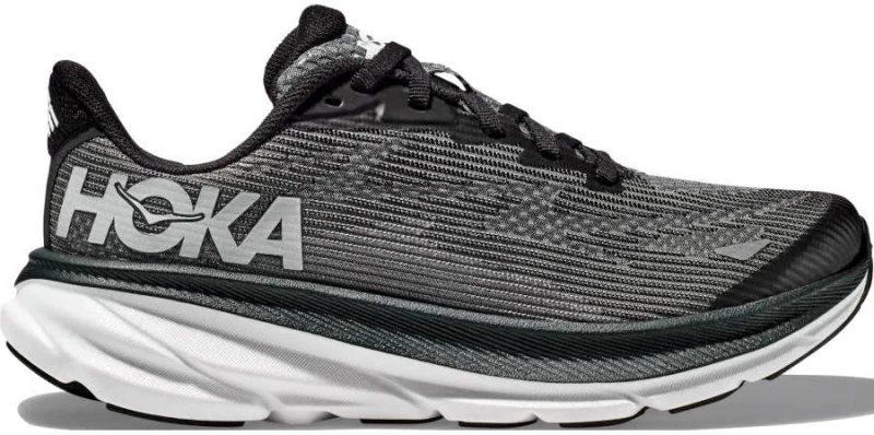 Παιδικά Παπούτσια Για Τρέξιμο Hoka Clifton 9 Youth Black / White  Μαύρο Λευκό