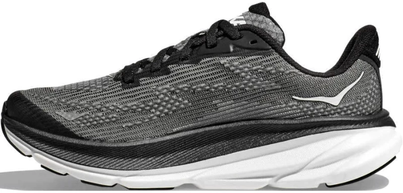 Παιδικά Παπούτσια Για Τρέξιμο Hoka Clifton 9 Youth Black / White  Μαύρο Λευκό