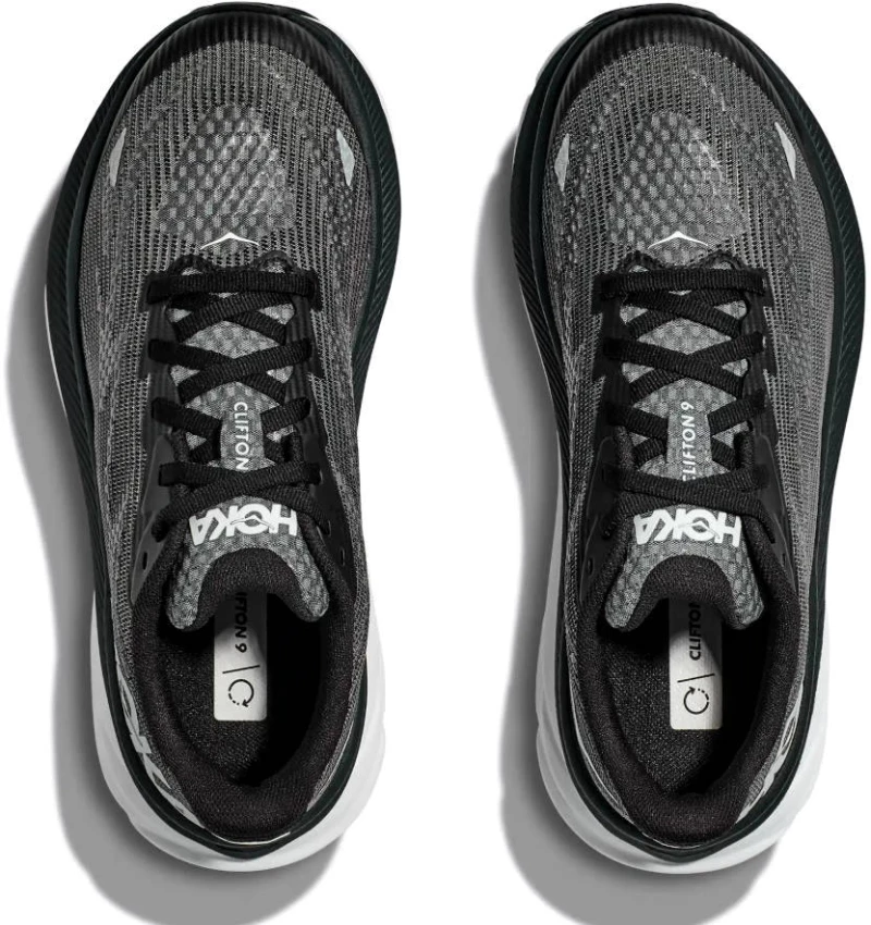 Παιδικά Παπούτσια Για Τρέξιμο Hoka Clifton 9 Youth Black / White  Μαύρο Λευκό