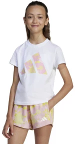 Παιδικό T-Shirt Adidas Seasonal Essentials Flower Tee White / Multicolor  Λευκό