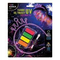 Χρώματα προσώπου KIDEA NEON GLOW IN THE DARK