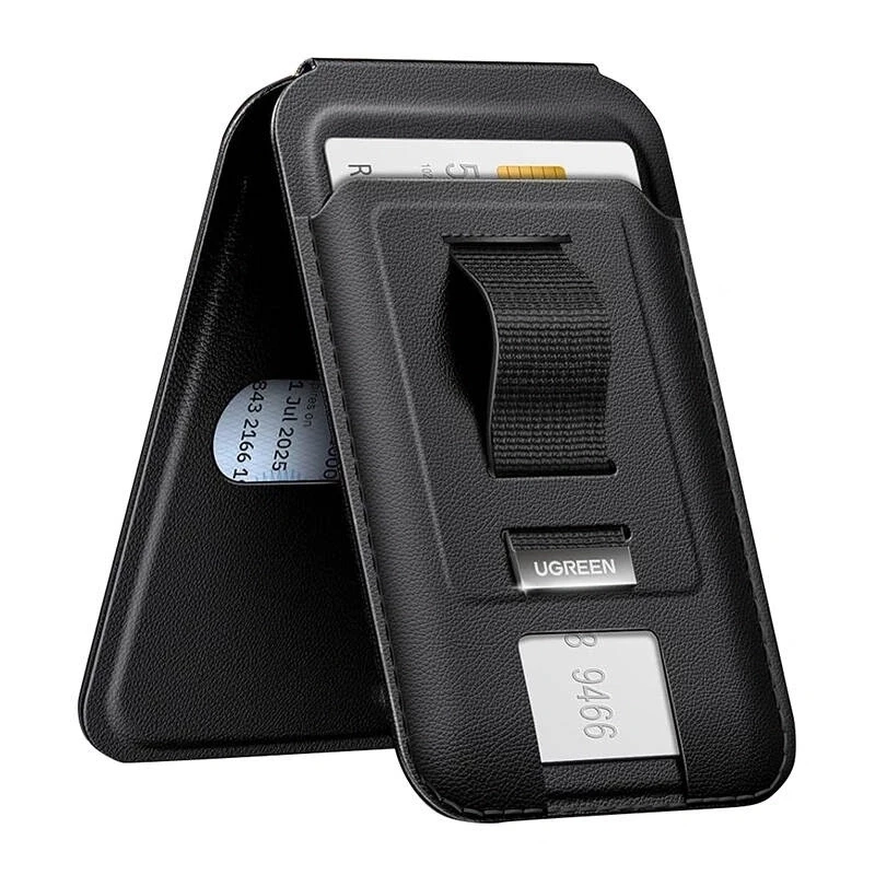 Ugreen Μαγνητικό Πορτοφόλι MagSafe με Stand & Holder Black
