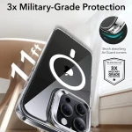 ESR Θήκη Classic Hybrid HaloLock Kickstand iPhone 16 Pro Grey/Clear