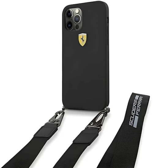 Ferrari Θήκη iPhone 12/12 Pro 6.1" Black