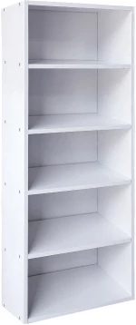 Ραφιέρα ArteLibre VANJA Λευκό Μοριοσανίδα/Μελαμίνη 60x24x170cm