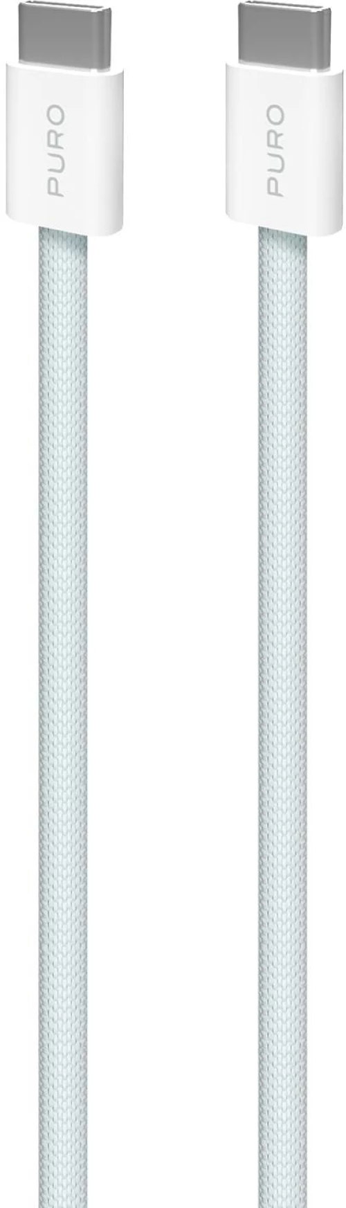 Puro Fabrik USB-C - USB-C Cable 1.5m 60W 480mbps - Blue