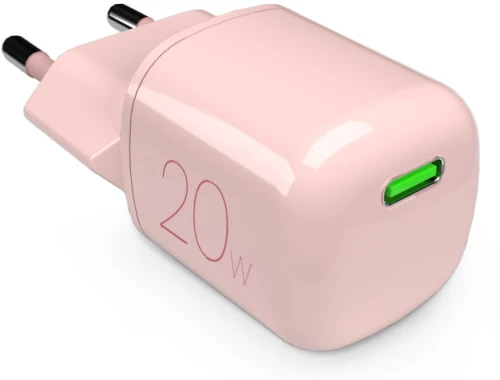 Puro 20W GaN USB-C Wall Charger - Pink