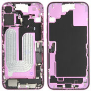For iPhone/iPad (AP16PL0024PIPSP-B) Rear Cover (Pulled B) incl. small parts - Pink, For iPhone 16 Plus