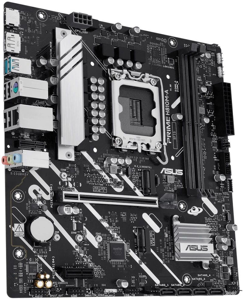 ASUS PRIME H810M-A-CSM Intel H810 LGA 1851 (Socket V1) micro ATX