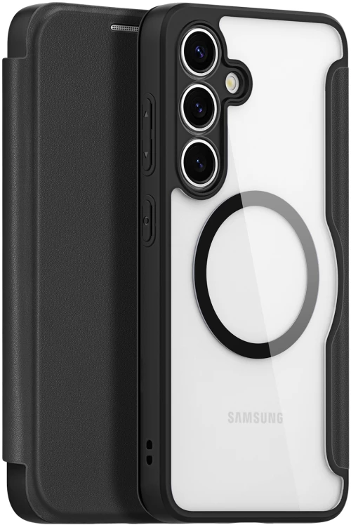 Dux Ducis Skin X Pro case for Samsung Galaxy S25 with MagSafe and wallet - black