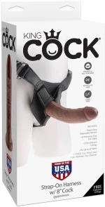 KING COCK HARNESS 7" COCK