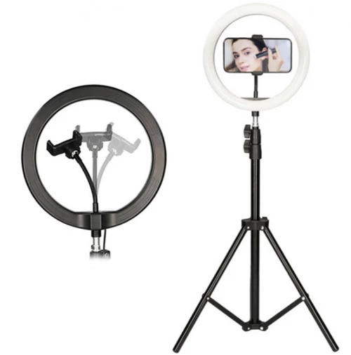 Επαγγελματικό Φωτιστικό Led Ring Light Με Τρίποδο Και Ασύρματο Bluetooth Χειριστήριο Lucas E04