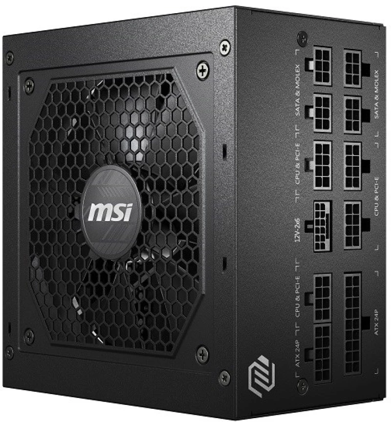 MSI MAG A850GL 850W PCIE5 II 80+ Gold Power Supply (306-7ZP8D11-CE0)