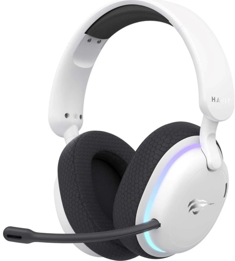 Havit Fuxi-H7 - gaming headphones, black and white