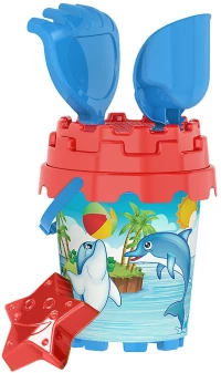 Κουβαδάκι Δελφίνια φ14cm σετ=5 τεμ Φ14cm SummerTiempo 622988