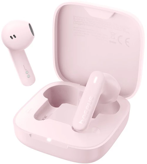 Baseus Bowie E16 Headset True Wireless Earphones In-ear Calls/Music USB Type-C Bluetooth Pink