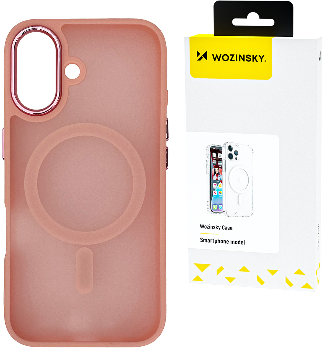 Wozinsky Fashion Case with MagSafe for Samsung Galaxy S24 FE - Pink