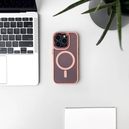 Wozinsky Fashion Case with MagSafe for Samsung Galaxy S24 FE - Pink