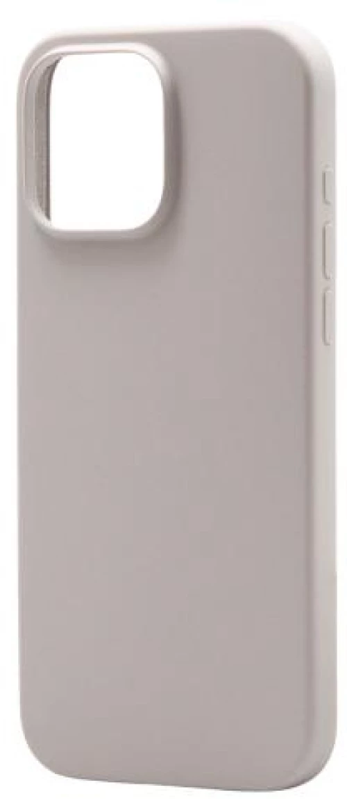 Θήκη Liquid Silicon inos Apple iPhone 16 Pro Max 5G Velvet Ανοιχτό Γκρι