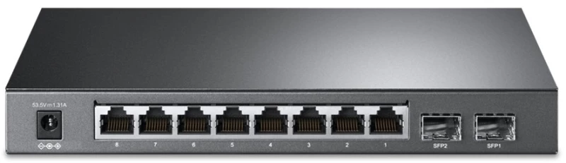 TP-Link JetStream 8-Port Gigabit Smart PoE+ Switch with 2 SFP Slots