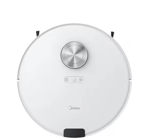 Midea M9 Robot Vacuum Cleaner with Wet&Dry Cleaning, Max Operating Time 180 mins, Lithium Ion Battery 5200 mAh, Dust Capacity 0.25 L, 4000 Pa, White