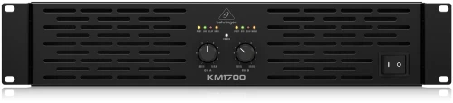 Behringer KM1700 audio amplifier Performance/stage Black