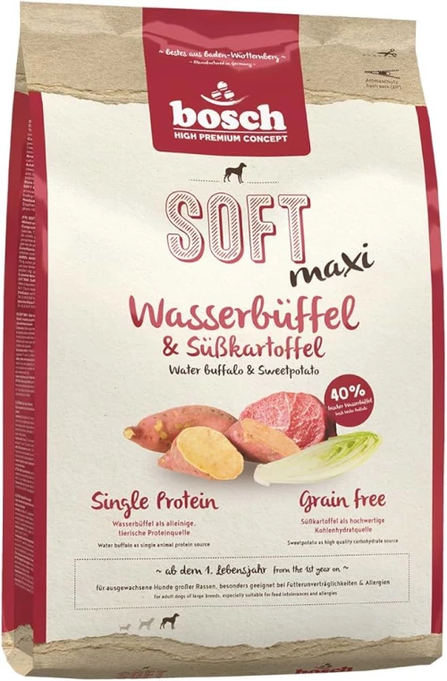 BOSCH Soft Maxi Water buffalo and sweet potatoes - dry dog food - 2,5kg