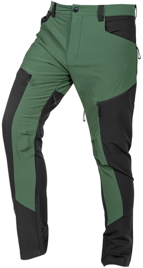 Work trousers OUTDOOR, 4 way stretch, green-grey, size XS