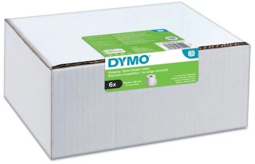 DYMO LW Value Pack - Shipping / Name Badge Labels - 54 x 101 mm - 6 Rolls -2093092
