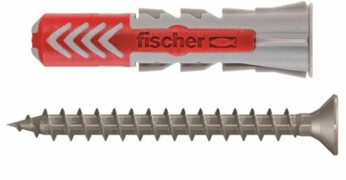 FISCHER DOWEL DUOPOWER 6x50 S 50pcs. WITH SCREW