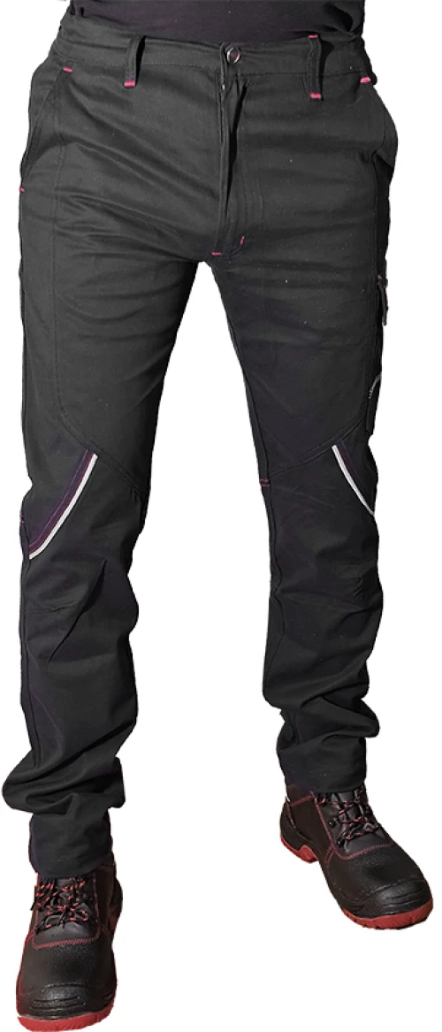 GTC Παντελόνι Εργασίας Theseus Stretch με ελαστίνη Μαύρο No.M