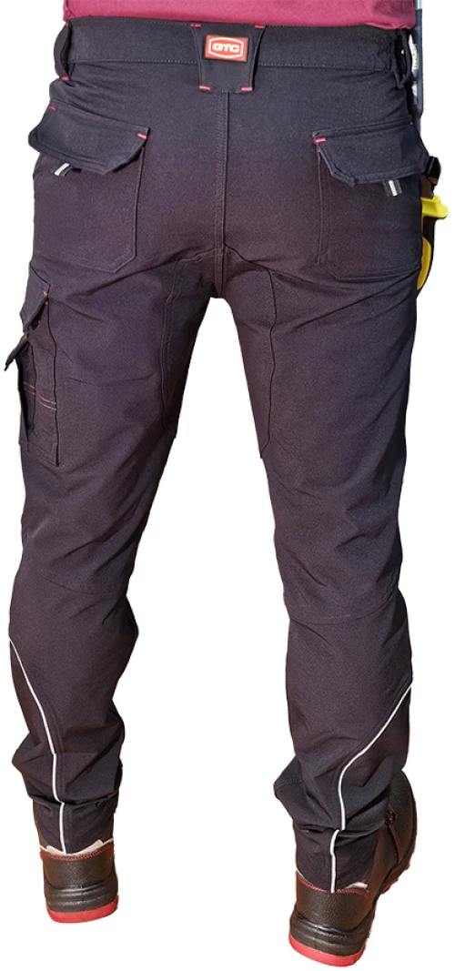 GTC Παντελόνι Εργασίας Hermes Stretch με ελαστίνη Μαύρο No.XL