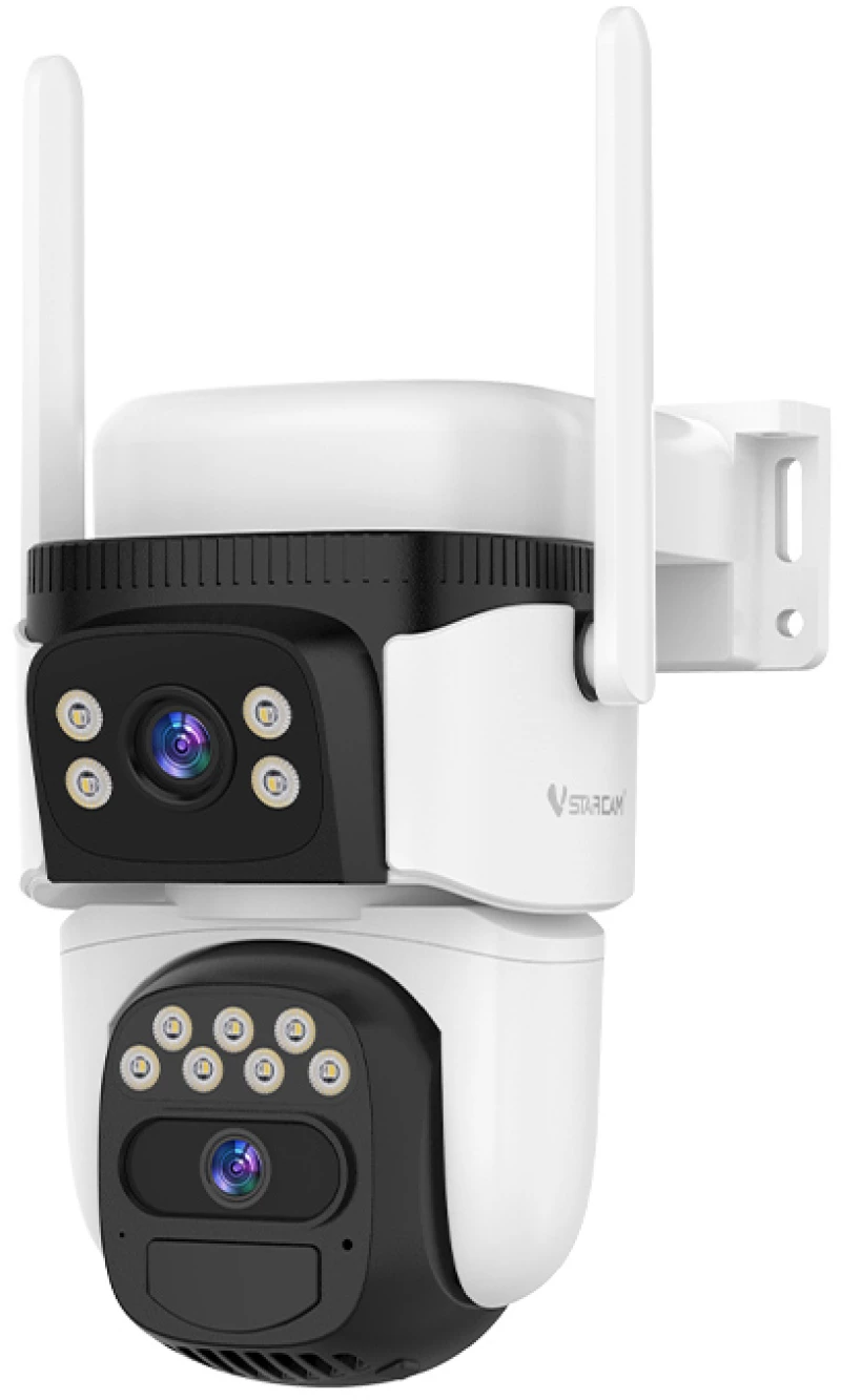 VSTARCAM smart ηλιακή κάμερα CB621DR, dual lens, 3MP, WiFi, SD, PTZ, IP66