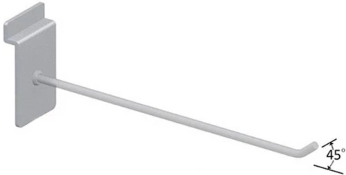 Άγκιστρο Slat Μονό 35cm, 45°