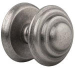 Roline Κ380 Μπουλ Εξώπορτας από Ορείχαλκο Old Silver Φ69mm
