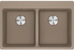 Franke MRG 620-34-34 Ένθετος Γρανιτένιος Νεροχύτης 80cm Oyster