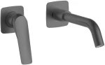 Μπαταρία νιπτήρος εντοιχισμού LEA Gun Metal SO05021 KARAG