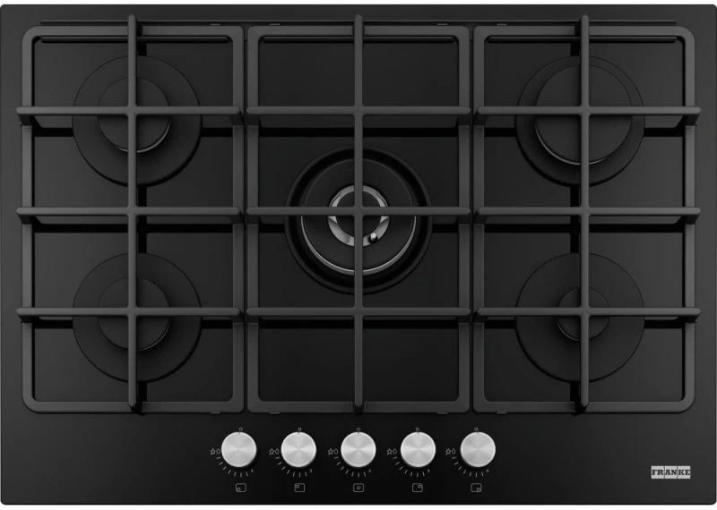 Franke Smart FHSM 755 4G DC Εστία Αερίου 730x510mm Black