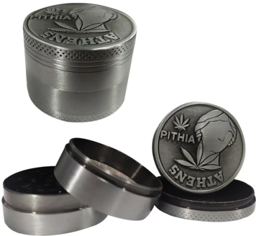 Grinder Πυθία Μεταλλικός Τρίφτης 50mm «Athens» - 4 parts
