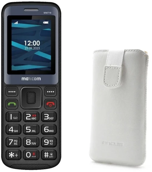 Maxcom MM718L 1.77" 4G και Δώρο Θήκη Protect Ancus Λευκή