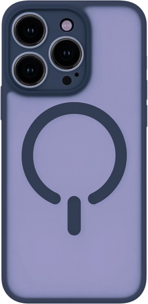 ObaStyle Semiclear Ματ Θήκη MagSafe για iPhone 16 Pro Max - Σκούρο Μπλε