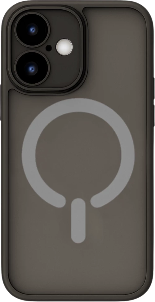 ObaStyle Semiclear Ματ Θήκη MagSafe για iPhone 16 - Μαύρο