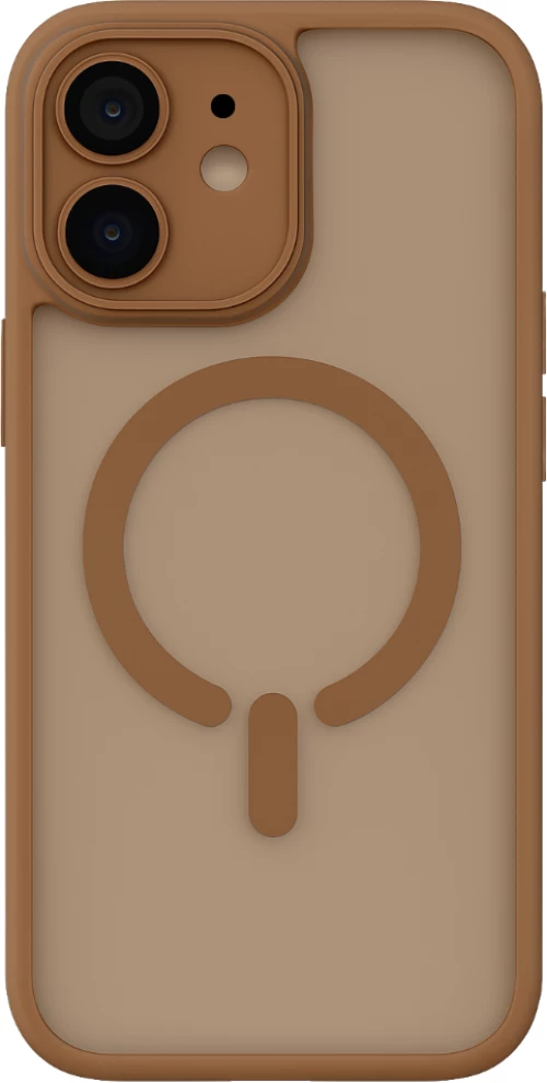 ObaStyle Semiclear Ματ Θήκη MagSafe για iPhone 11 - Καφέ