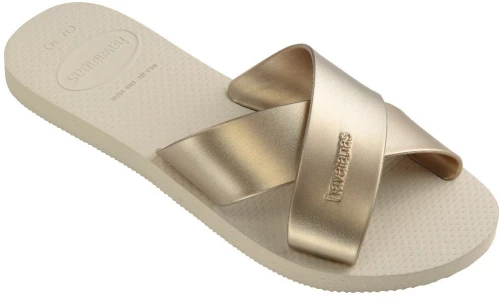 Havaianas AQUA METALLIC 4148866-0121 HAVAIANAS Μπεζ