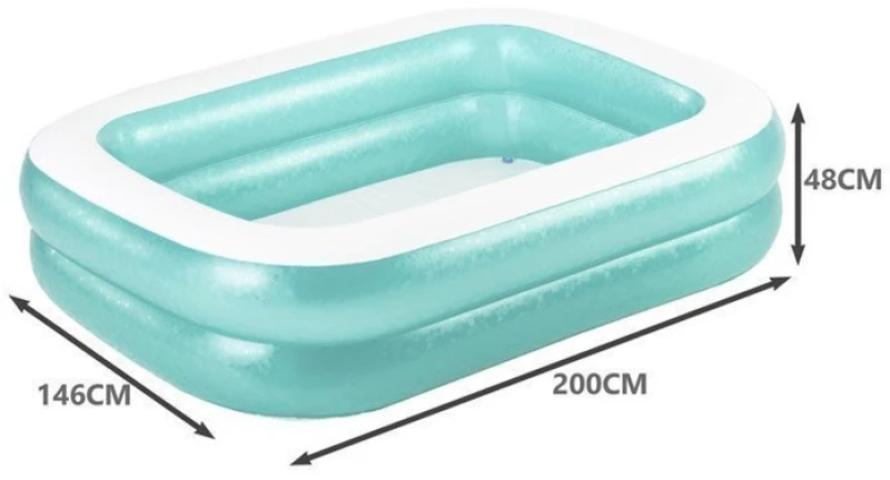 BESTWAY Πισίνα Ορθογώνια 200x146x48cm