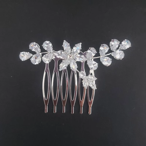 Νυφικό χτενάκι μαλλιών Zircon 3/6.5 cm