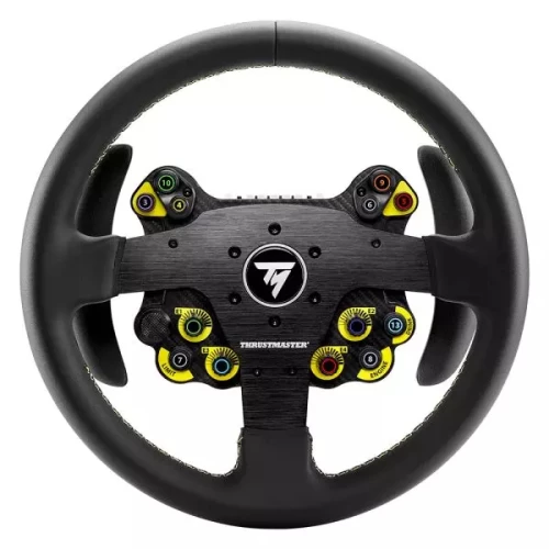 Thrustmaster Evo Racing 32R Leather  , Κίτρινο Τιμόνι PC, PlayStation 4, PlayStation 5, Xbox, Xbox One
